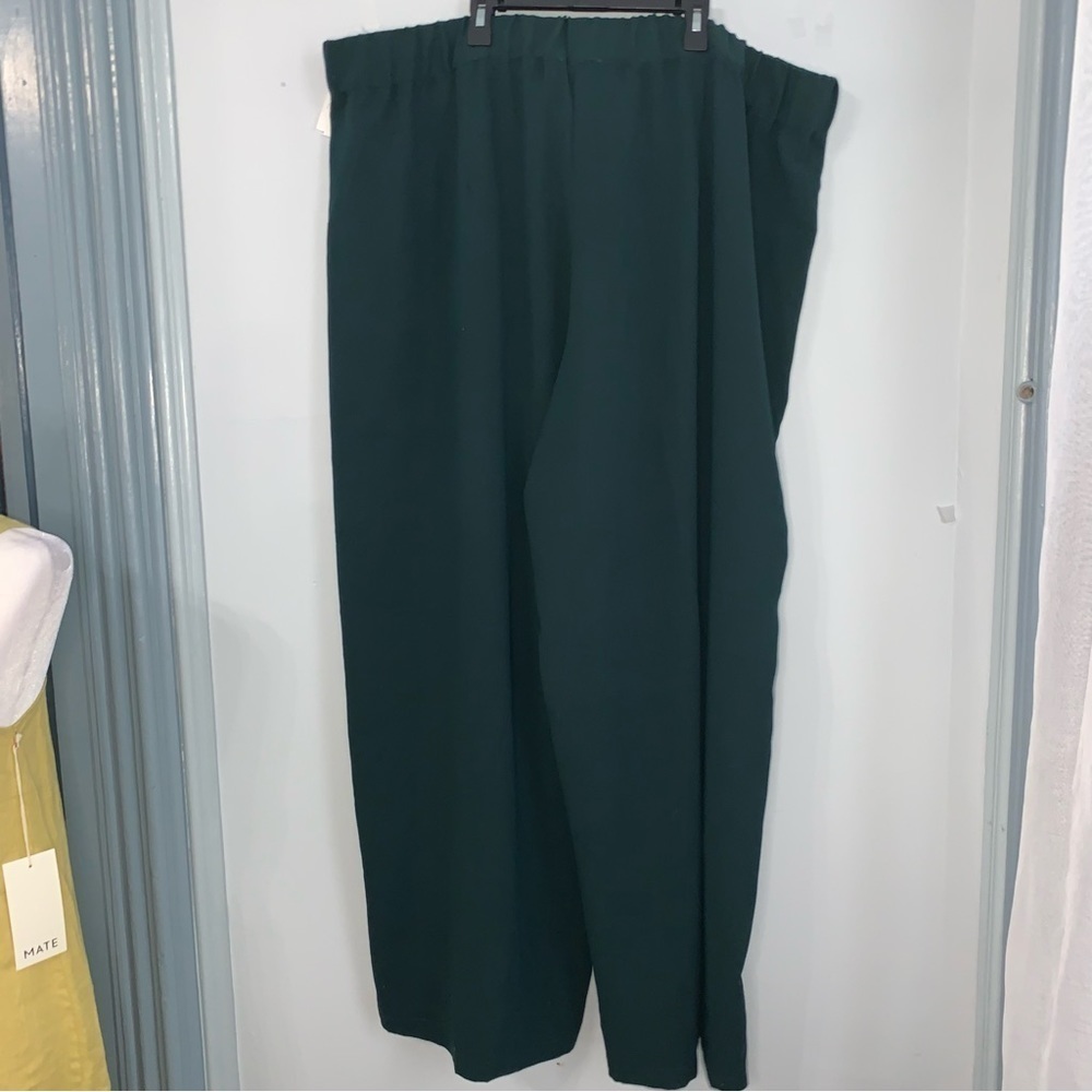 Eloquii Dark Green Wide Leg Pants NWT - Picture 5 of 8